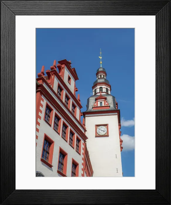 Framed Print : Altes Rathaus, Marktplatz, Chemnitz, Saxony, Germany