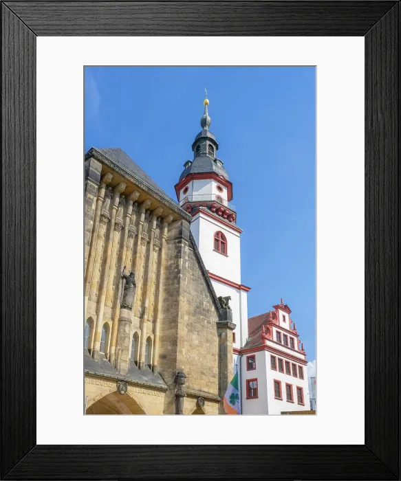 Framed Print : Altes Rathaus, Marktplatz, Chemnitz, Saxony, Germany