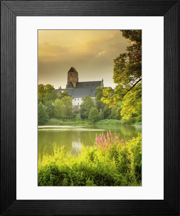 Framed Print : Schlossteich, Chemnitz, Saxony, Germany Framed Print : Schlossteich, Chemnitz, Saxony, Germany
