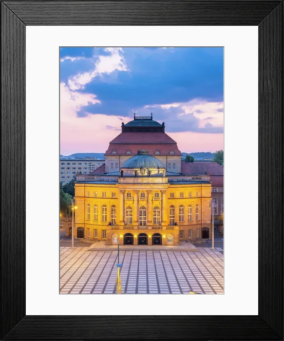 Framed Print : Opernhaus (Opera House), Theaterplatz, Chemnitz, Saxony, Germany Framed Print : Opernhaus (Opera House), Theaterplatz, Chemnitz, Saxony, Germany