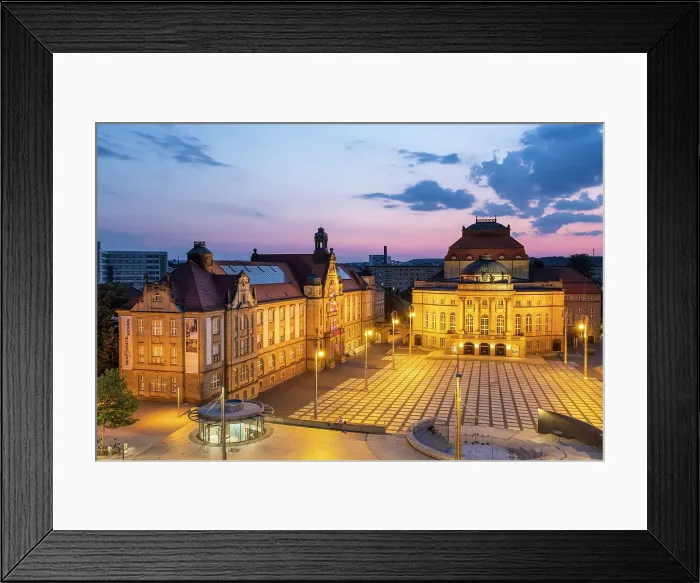 Framed Print : Opernhaus (Opera House), Theaterplatz, Chemnitz, Saxony, Germany Framed Print : Opernhaus (Opera House), Theaterplatz, Chemnitz, Saxony, Germany