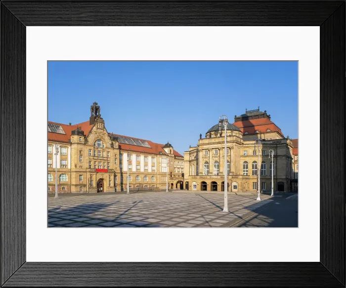 Framed Print : Opernhaus (Opera House), Theaterplatz, Chemnitz, Saxony, Germany Framed Print : Opernhaus (Opera House), Theaterplatz, Chemnitz, Saxony, Germany