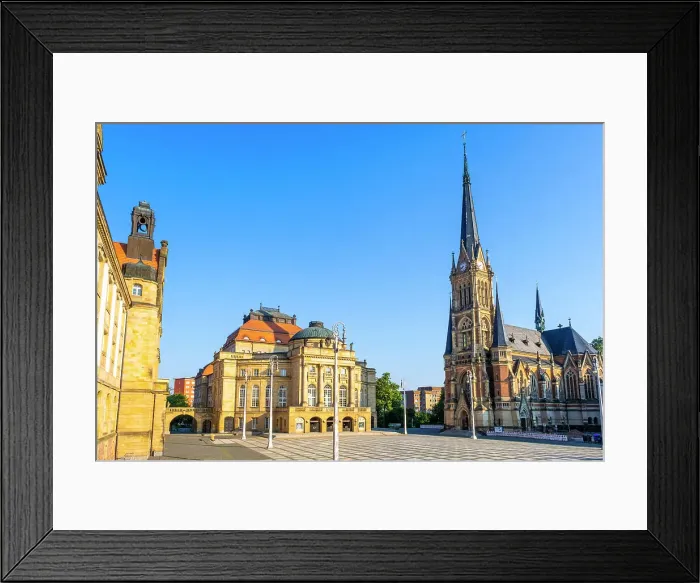 Framed Print : Opernhaus (Opera House), Theaterplatz, Chemnitz, Saxony, Germany Framed Print : Opernhaus (Opera House), Theaterplatz, Chemnitz, Saxony, Germany