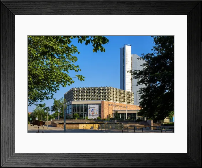 Framed Print : Stadt Halle, Chemnitz, Saxony, Germany Framed Print : Stadt Halle, Chemnitz, Saxony, Germany