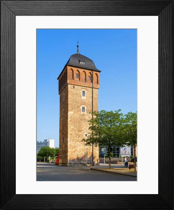 Framed Print : Roter Turm (Red Tower), Chemnitz, Saxony, Germany Framed Print : Roter Turm (Red Tower), Chemnitz, Saxony, Germany