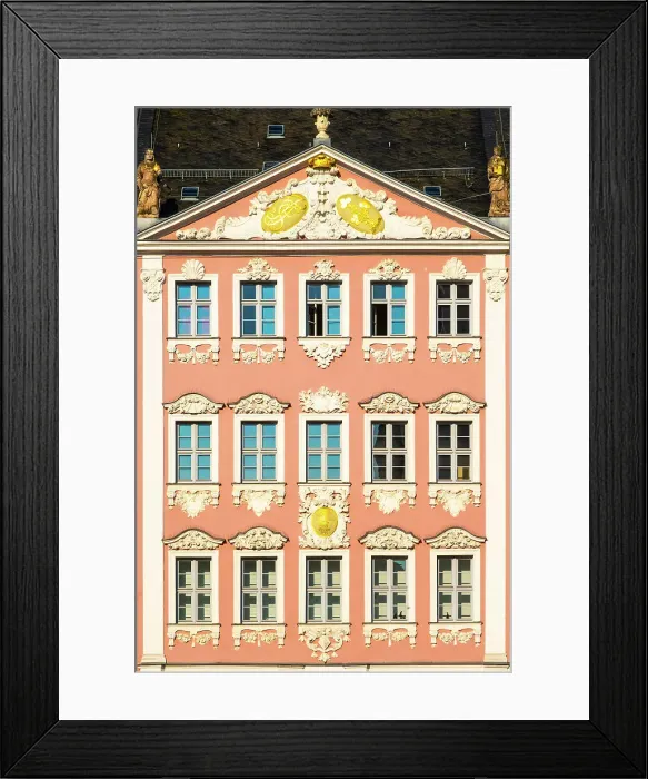 Framed Print : Marktplatz, Chemnitz, Saxony, Germany