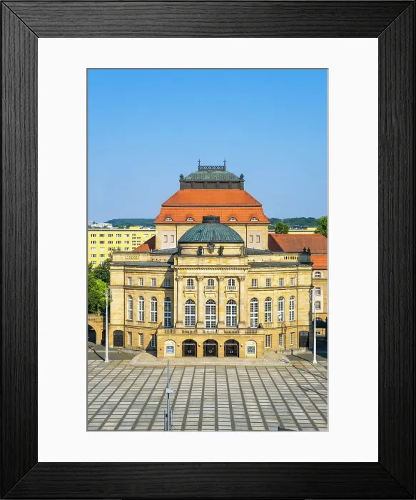 Framed Print : Opernhaus (Opera House), Theaterplatz, Chemnitz, Saxony, Germany Framed Print : Opernhaus (Opera House), Theaterplatz, Chemnitz, Saxony, Germany