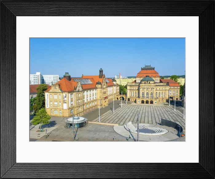 Framed Print : Opernhaus (Opera House), Theaterplatz, Chemnitz, Saxony, Germany Framed Print : Opernhaus (Opera House), Theaterplatz, Chemnitz, Saxony, Germany