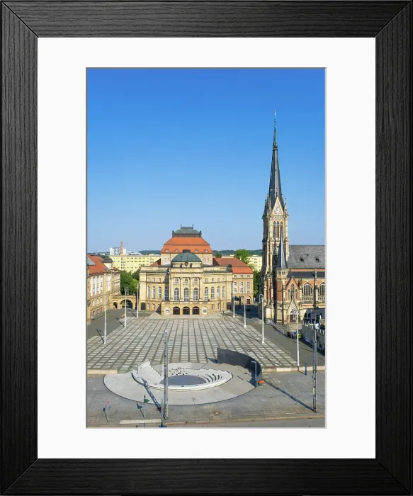 Framed Print : Opernhaus (Opera House), Theaterplatz, Chemnitz, Saxony, Germany Framed Print : Opernhaus (Opera House), Theaterplatz, Chemnitz, Saxony, Germany