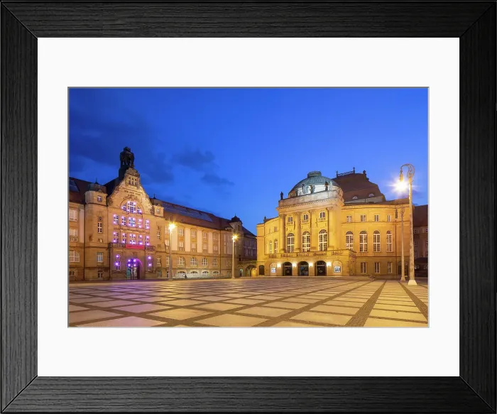 Framed Print : Opernhaus (Opera House), Theaterplatz, Chemnitz, Saxony, Germany Framed Print : Opernhaus (Opera House), Theaterplatz, Chemnitz, Saxony, Germany
