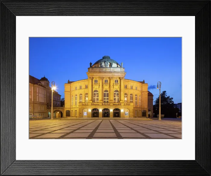 Framed Print : Opernhaus (Opera House), Theaterplatz, Chemnitz, Saxony, Germany Framed Print : Opernhaus (Opera House), Theaterplatz, Chemnitz, Saxony, Germany