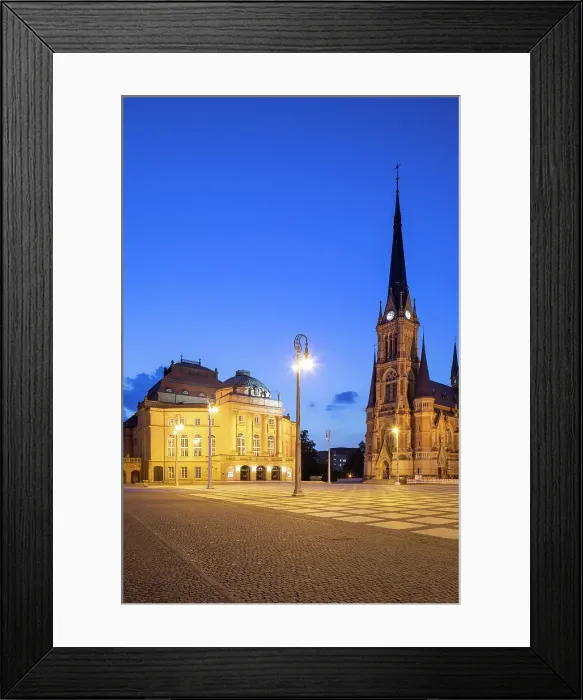 Framed Print : Opernhaus (Opera House), Theaterplatz, Chemnitz, Saxony, Germany Framed Print : Opernhaus (Opera House), Theaterplatz, Chemnitz, Saxony, Germany