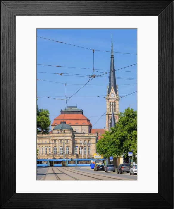 Framed Print : Opernhaus (Opera House), Theaterplatz, Chemnitz, Saxony, Germany Framed Print : Opernhaus (Opera House), Theaterplatz, Chemnitz, Saxony, Germany