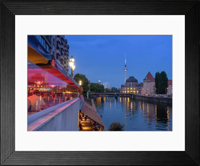 Framed Print : Fernsehturm (TV Tower) & River Spree, Berlin, germany Framed Print : Fernsehturm (TV Tower) & River Spree, Berlin, germany
