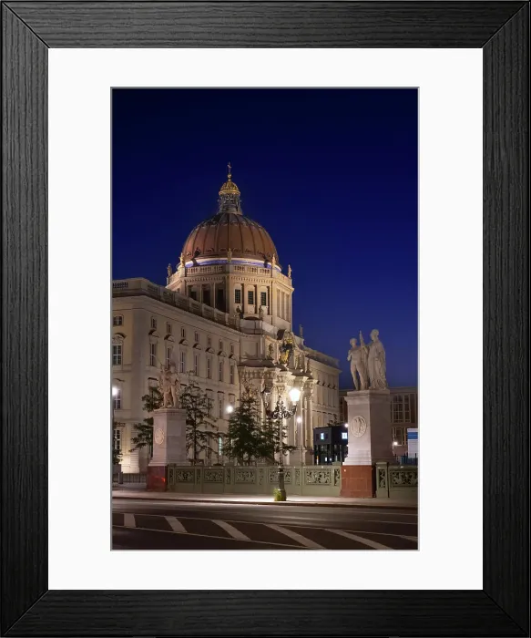 Framed Print : Humboldt Forum, Under den Linden, Mitte, Berlin, Germany Framed Print : Humboldt Forum, Under den Linden, Mitte, Berlin, Germany