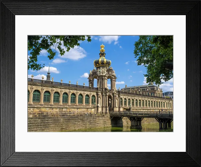 Framed Print : Kronentor, gateway to the Zwinger Palace, Dresden, Saxony, Germany Framed Print : Kronentor, gateway to the Zwinger Palace, Dresden, Saxony, Germany