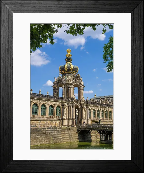 Framed Print : Kronentor, gateway to the Zwinger Palace, Dresden, Saxony, Germany Framed Print : Kronentor, gateway to the Zwinger Palace, Dresden, Saxony, Germany