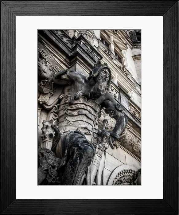 Framed Print : Georgentor (City Gate), Residenzschloss (Dresden Castle), Dresden, Saxony, Germany