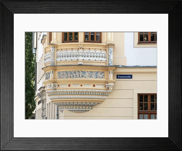 Framed Print : Building on Neumarkt, Dresden, Saxony, Germany Framed Print : Building on Neumarkt, Dresden, Saxony, Germany