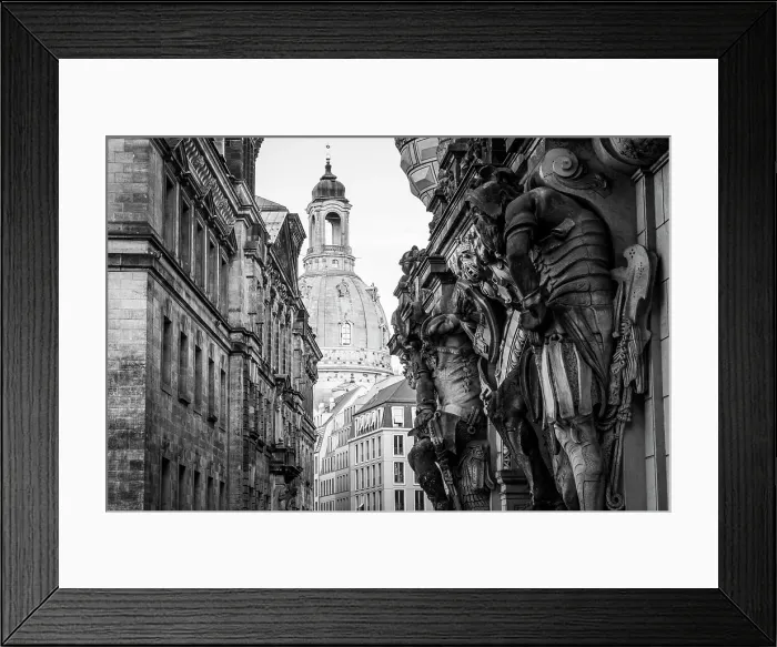 Framed Print : Georgentor (City Gate), Residenzschloss (Dresden Castle), Dresden, Saxony, Germany