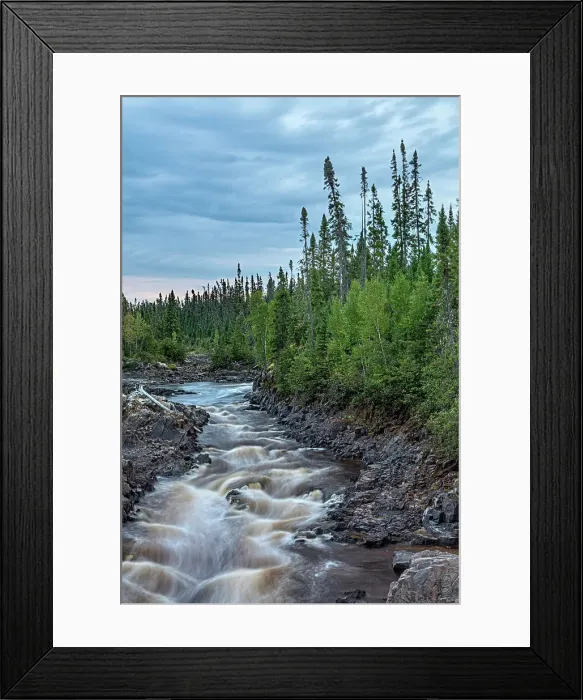 Framed Print : The LIttle Abitibi River in Ontario's boreal forest near the Abitibi Canyon in Fraserdale, Ontario, Canada Framed Print : The LIttle Abitibi River in Ontario's boreal forest near the Abitibi Canyon in Fraserdale, Ontario, Canada