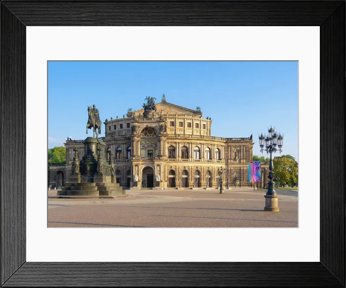 Framed Print : Semperoper Dresden (Opera House), Dresden, Saxony, Germany Framed Print : Semperoper Dresden (Opera House), Dresden, Saxony, Germany
