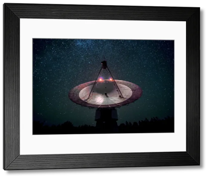 Framed Print : The Algonquin Radio Observatory and the starry night sky in Algonquin Provincial Park, Ontario, Canada Framed Print : The Algonquin Radio Observatory and the starry night sky in Algonquin Provincial Park, Ontario, Canada