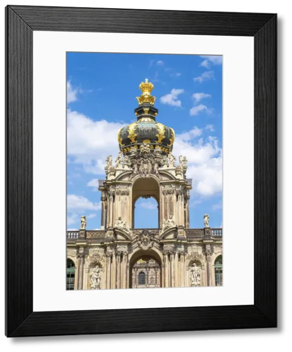 Framed Print : Kronentor, gateway to the Zwinger Palace, Dresden, Saxony, Germany Framed Print : Kronentor, gateway to the Zwinger Palace, Dresden, Saxony, Germany