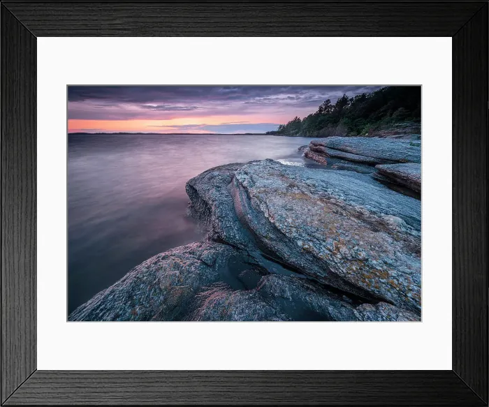 Framed Print : Late day light on the granite coast of Georgian Bay near Parry Sound, Ontario, Canada Framed Print : Late day light on the granite coast of Georgian Bay near Parry Sound, Ontario, Canada