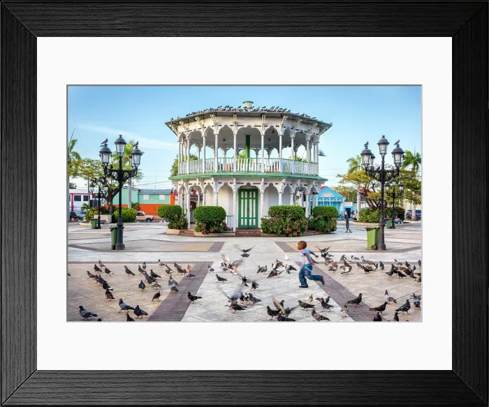 Framed Print : La Glorieta, Parque Central, Puerto Plata, Dominican Republic Framed Print : La Glorieta, Parque Central, Puerto Plata, Dominican Republic