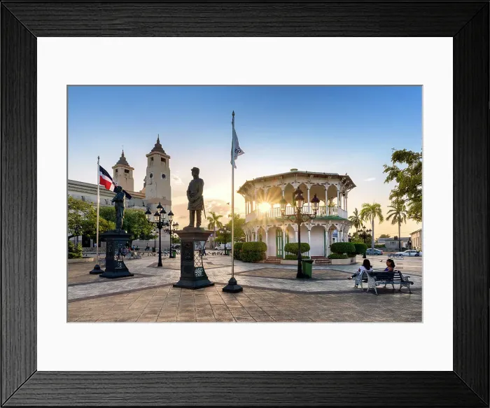 Framed Print : La Glorieta, Parque Central, Puerto Plata, Dominican Republic Framed Print : La Glorieta, Parque Central, Puerto Plata, Dominican Republic
