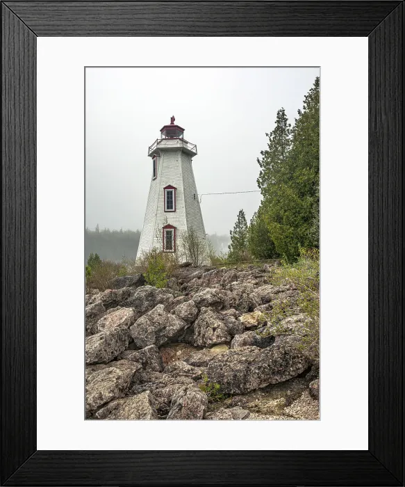Framed Print : Big Tub Lighthouse on the Bruce Peninsula, Tobermory, Ontario, Canada Framed Print : Big Tub Lighthouse on the Bruce Peninsula, Tobermory, Ontario, Canada