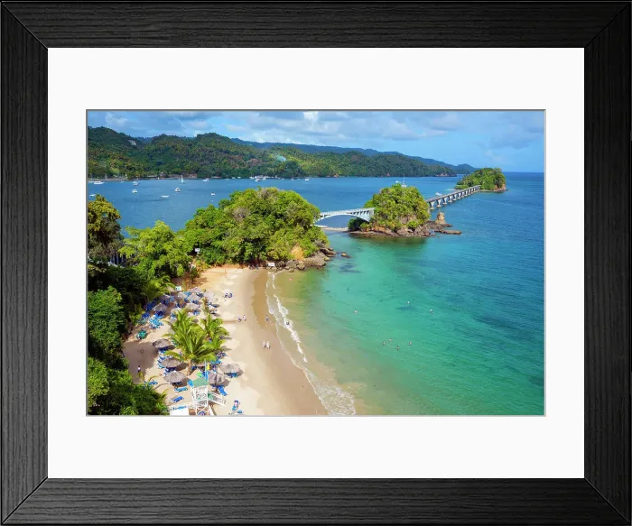 Framed Print : Bridge to Nowhere, Town of Samana, Dominican Republic Framed Print : Bridge to Nowhere, Town of Samana, Dominican Republic