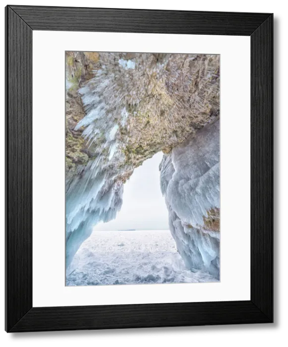Framed Print : Frozen shoreline along Georgian Bay in Bruce Peninsula National Park, Ontario, Canada Framed Print : Frozen shoreline along Georgian Bay in Bruce Peninsula National Park, Ontario, Canada
