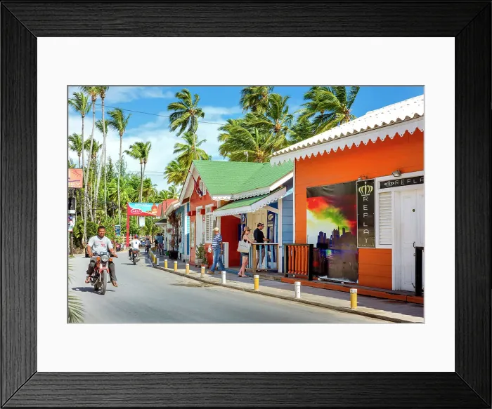 Framed Print : Pueblo de Pescadores, Beachside Restaurants, Las Terrenas, Samana, Dominican Republic Framed Print : Pueblo de Pescadores, Beachside Restaurants, Las Terrenas, Samana, Dominican Republic