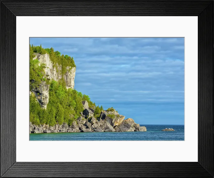Framed Print : Halfway Log Dump on Georgian Bay along the Niagara Escarpment on the Bruce Peninsula, Ontario, Canada Framed Print : Halfway Log Dump on Georgian Bay along the Niagara Escarpment on the Bruce Peninsula, Ontario, Canada