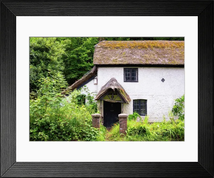 Framed Print : The Thatched Cottage on Shooters Hill, Berkshire, England Framed Print : The Thatched Cottage on Shooters Hill, Berkshire, England