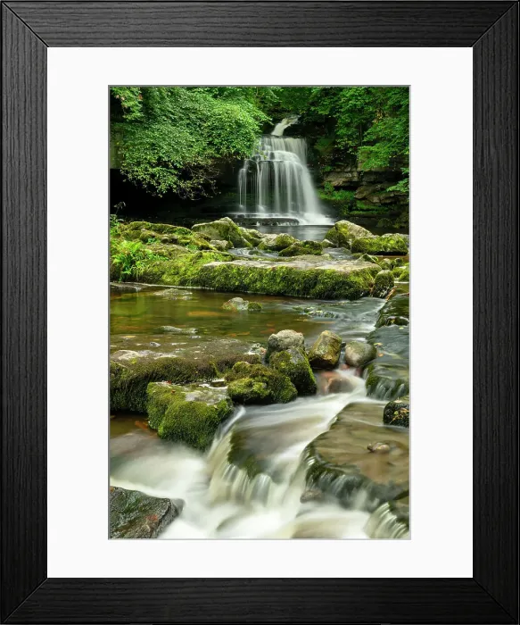 Framed Print : Caldron Falls, West Burton, Yorkshire Dales National Park, England Framed Print : Caldron Falls, West Burton, Yorkshire Dales National Park, England