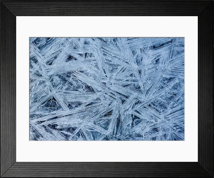 Framed Print : Ice patterns on Georgian Bay, Muskoka, Ontario, Canada