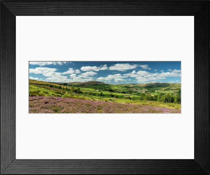 Framed Print : Heather in Bloom in Swaledale, near Reeth, Yorkshire Dales National Park, England Framed Print : Heather in Bloom in Swaledale, near Reeth, Yorkshire Dales National Park, England