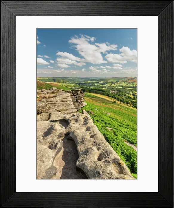 Framed Print : Bamford Edge, Peak District National Park, Derbyshire, England Framed Print : Bamford Edge, Peak District National Park, Derbyshire, England