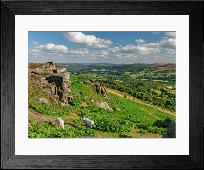 Framed Print : Bamford Edge, Peak District National Park, Derbyshire, England Framed Print : Bamford Edge, Peak District National Park, Derbyshire, England