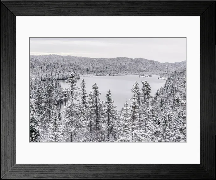 Framed Print : Hattie Cove in witer on Lake Superior, Pukaskwa National Park, Ontario, Canada Framed Print : Hattie Cove in witer on Lake Superior, Pukaskwa National Park, Ontario, Canada