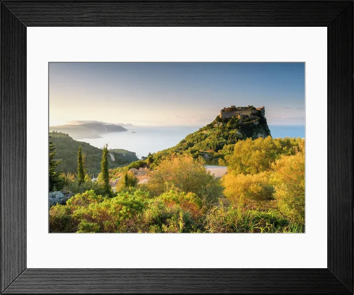Framed Print : Angelokastro, Corfu Island, Ionian Islands, Greece