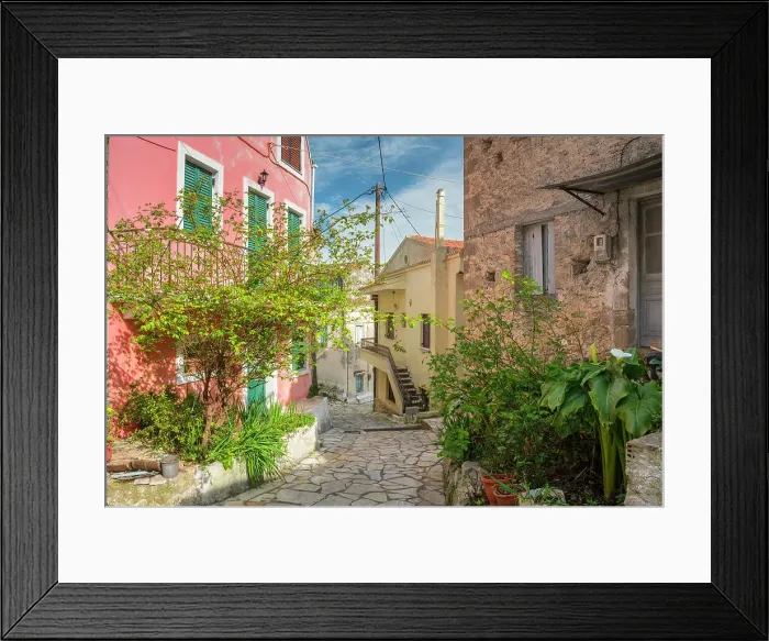 Framed Print : Mountain village Clomos, Corfu Island, Ionian Islands, Ionian Sea, Greece Framed Print : Mountain village Clomos, Corfu Island, Ionian Islands, Ionian Sea, Greece