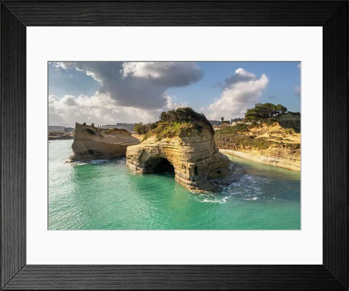 Framed Print : Canal d'Amour, Sidari, Corfu Island, Ionian Islands, Greece Framed Print : Canal d'Amour, Sidari, Corfu Island, Ionian Islands, Greece
