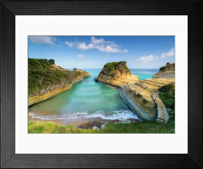 Framed Print : Canal d'Amour, Sidari, Corfu Island, Ionian Islands, Greece Framed Print : Canal d'Amour, Sidari, Corfu Island, Ionian Islands, Greece