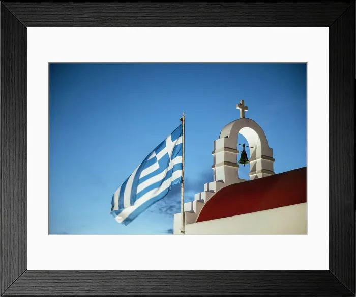 Framed Print : Exterior of Orthodox Church, Chora (Mykonos Town), Mykonos, Greece, Europe Framed Print : Exterior of Orthodox Church, Chora (Mykonos Town), Mykonos, Greece, Europe