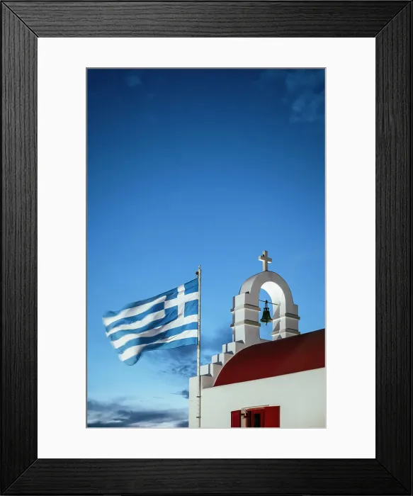 Framed Print : Exterior of Orthodox Church, Chora (Mykonos Town), Mykonos, Greece, Europe Framed Print : Exterior of Orthodox Church, Chora (Mykonos Town), Mykonos, Greece, Europe