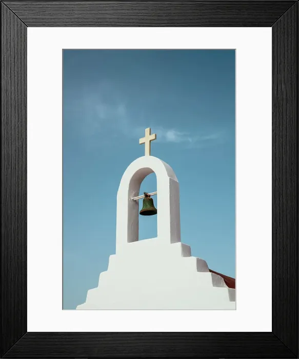 Framed Print : Exterior of Greek Orthodox Church, Mykonos, Greece, Europe Framed Print : Exterior of Greek Orthodox Church, Mykonos, Greece, Europe